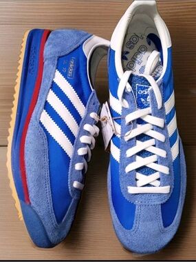 ADIDAS Men's  SL 72 RS Shoes Blue/Core White/Better Scarlet ig2132 Size 7 New